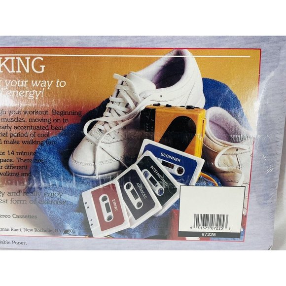 Fitness Walking Beginner Intermediate to Expert Exercise Cassette Tape Box Set - Picture 9 of 12